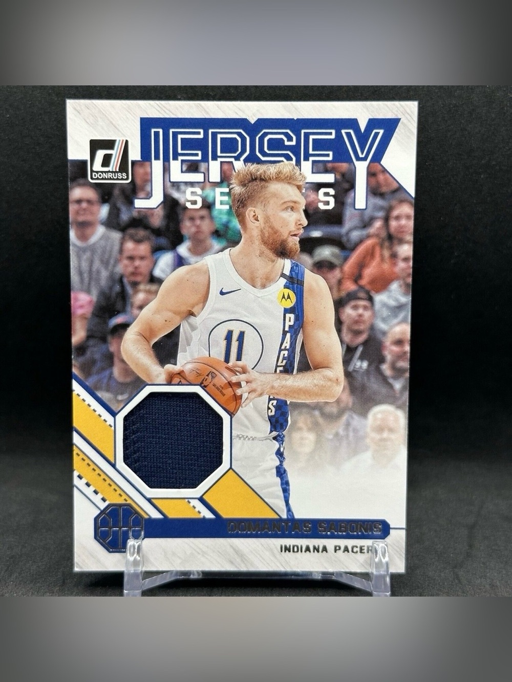 Domantas Sabonis Indiana Pacers Jersey Relic Card